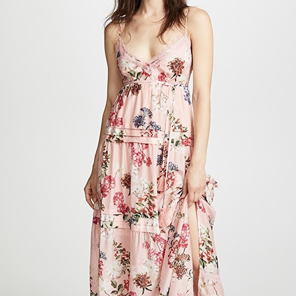 nicholas garden rose maxi